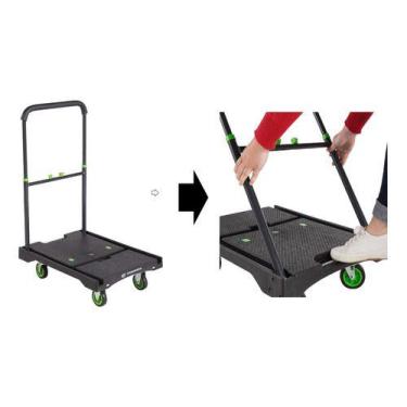 Imagem de Carrinho De Plataforma Dobrável 100 Kg Standers - Alumínio, Verde-escu