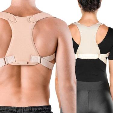 Imagem de Colete Corretor de Postural Para Coluna Cervical Alinha Postura - Dort