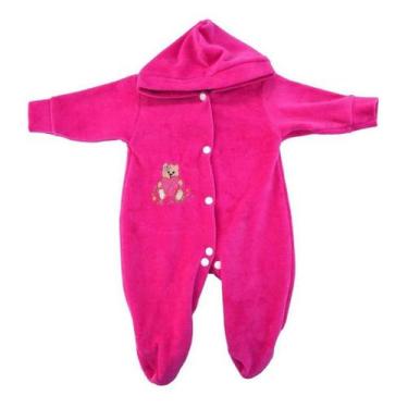 Imagem de Macacão De Plush Bordado de Bebê Roupa Infantil - Rizzicomercio, M, Ro