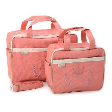 Imagem de Kit Bolsa Bebe Para Maternidade Menino/menina - Rizzicomercio, Coral