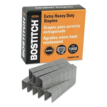 Imagem de Grampos de Bostitch para grampeador B380HD, 2-180 folhas, 1.000 por caixa (SB38HD-1M)