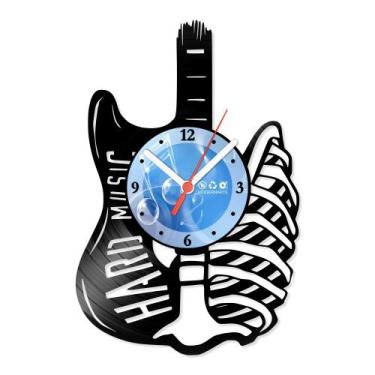 Imagem de Relógio De Parede Disco Vinil Música - Hard Music - VMU-081 - Modernar