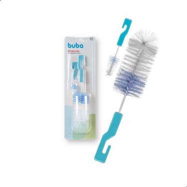 Imagem de Kit Escova De Mamadeira Para Lavar Garrafas E Bicos - Buba