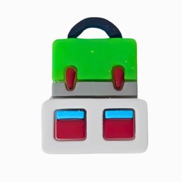Imagem de Kit 10 Peças aplique Emborrachado kit Mochila - RAE, Verde