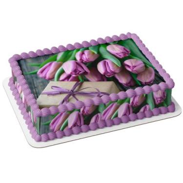 Imagem de Papel arroz e faixa comestível para bolo torta  festa aniversário surp