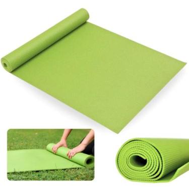 Imagem de Colchonete Tapete Yoga Ginastica Eva Verde Exercicios 1,73 Metros Live