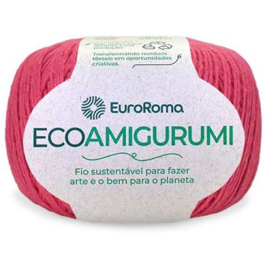 Imagem de Fio Ecoamigurumi Euroroma 254m Linha Amigurumi Várias Cores, 1070 - Me