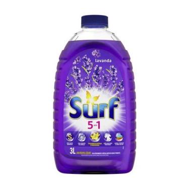 Imagem de Sabão Líquido Lava Roupas 5 Em 1 Lavanda 3Lt Surf