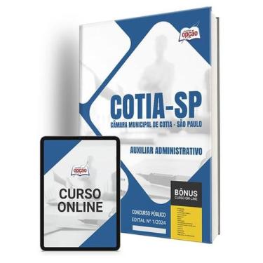 Imagem de Apostila Câmara de Cotia - SP 2024 - Auxiliar Administrativo