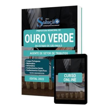 Imagem de Apostila Prefeitura de Ouro Verde - SP - Agente de Setor de Tributos