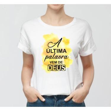 Imagem de Blusa T-shirt Camiseta Feminina Estampada, estampas evangélica - Innov
