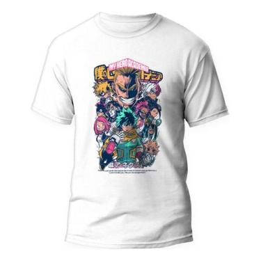 Imagem de Camiseta Izuku Todoroki All Might Bakugo Anime Boku No Hero - Kamiseta