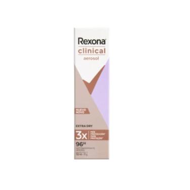Imagem de Desodorante Aerosol Rexona Clinical Extra Dry 150ml