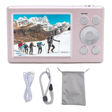 Imagem de Câmera Digital, Câmera 1080P, Câmera Pequena Portátil Com Zoom Digital 16x, Câmera de Tela Dupla de 2,8 + 1,4 Polegadas Câmera Retro Compacta para Adolescentes Meninos Meninas