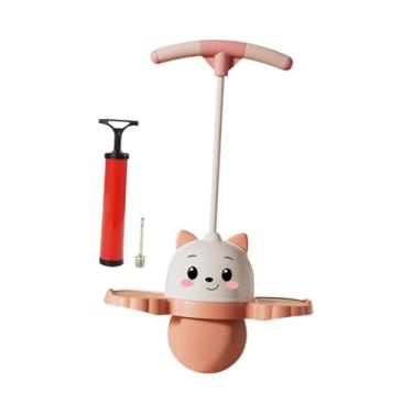 Imagem de oshhni Pogo Jump Ball Bola Quicando Salto Alto Brinquedo Prancha de Salto para Playground Fitness Ao Ar Livre, Rosa