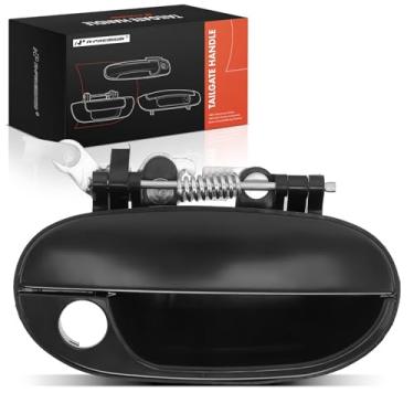 Imagem de A-Premium Maçaneta externa do lado do passageiro dianteiro direito com fechadura compatível com Hyundai Accent 1995 1996 1997, preto