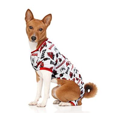 Imagem de Little Earth 320170-BUCC-GG: Pijama para animais de estimação Tampa Bay Buccaneers