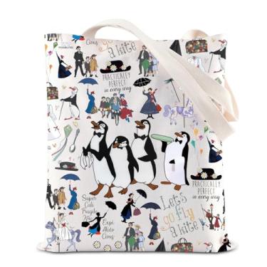 Imagem de TGBJE Bolsa Mary Musical Inspirada em Mary Penguin Presente Maria Personagens do Filme Bolsa de Ombro Broadway Musical Amante Presente, Bolsa Mary Penguin