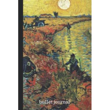 Imagem de Bullet Journal: Dotted grid year planner; Van Gogh impressionist painting cover (104 pages, 6x9 inches)