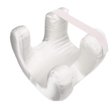 Imagem de Travesseiro Facial para Rugas, Travesseiros Ergonômicos de Espuma Viscoelástica de Seda Macia para Manter Rugas Faciais e Linhas de Sono, Travesseiro Lateral para Dormir, (Branco)