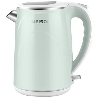 Imagem de MEISON Chaleira Elétrica 1.5L, Aço Inoxidável, c, Desligamento Automático, 110V, 1200W, Azul