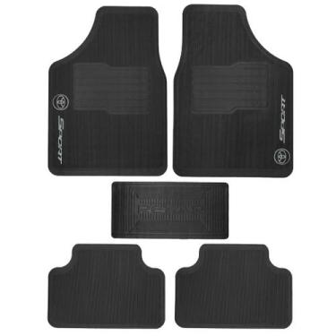 Imagem de Jogo Tapete Automotivo De Borracha Logo Toyota 5 Peças - Rekar