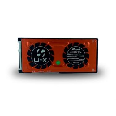 Imagem de Bms Liex 24s 72v 80a A Prova D´agua Litio Lifepo4 3.2v