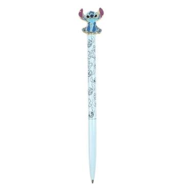 Imagem de Caneta Metálica Escrita Média Preta 1.0mm Disney Stitch Molin