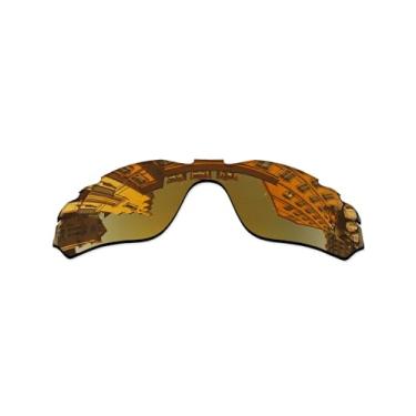 Imagem de Vonxyz Lentes de reposição para óculos de sol Oakley Radar Edge ventilado OO9184 - Bronze MirrorCoat polarizado