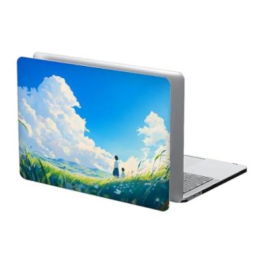 Imagem de COTAIL Compatível com MacBook Air 13 polegadas, capa rígida de plástico para 2025 2024 2023 2022 capa protetora rígida 13.3 Pro (A1706/A1708/A1989/A2159/A2289/A2251/A2338), céu azul e nuvens brancas
