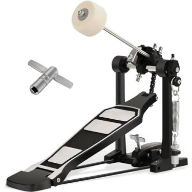 Imagem de tipatyard Pedal De Bumbo Simples Pedal Simples Para Kit De Bateria E Bateria Eletrônica, Corrente Simples