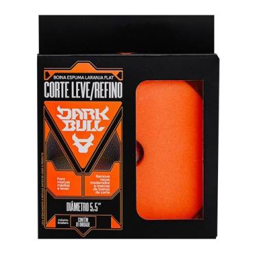 Imagem de Boina Espuma Laranja Flat 5,5" - Corte Leve / Refino - DARKBULL