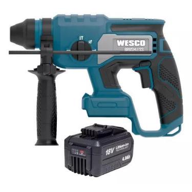 Imagem de Martelete A Bateria 18v 4ah Brushless Ws2806 Wesco Sem Carregador