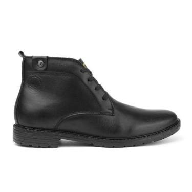 Imagem de Bota Coturno Jhon Boots Em Couro Masculino Confortavel Cano Medio - Jo