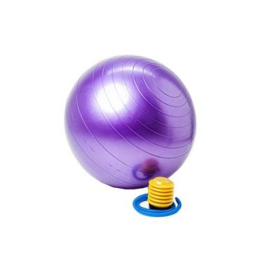 Imagem de Bola Suíça Anti Explosão para Pilates com Bomba de Ar 65cm - Bravus Sp