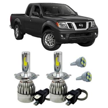 Imagem de Kit Super Led H4 6000K Farol Auto Baixo Frontier 1998/16 T10 - Autovex