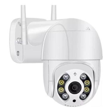 Imagem de Camera Ip Wifi Full Hd 1080p Infravermelho Prova D'agua - MB, Branca