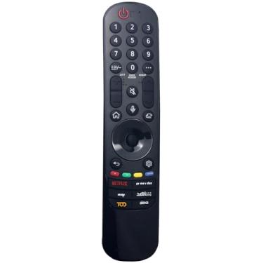 Imagem de azwok MR23GA AKB76043107 Substituição de controle remoto Magic Voice para LG Smart TV, RM-AKB76043107-LG121
