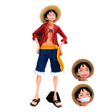 Imagem de Action Figure One Piece Monkey D Luffy Boneco 28Cm