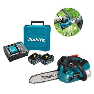 Imagem de Motosserra a bateria 18V Makita DUC254Z + 2Bat 5 Ah e Carreg