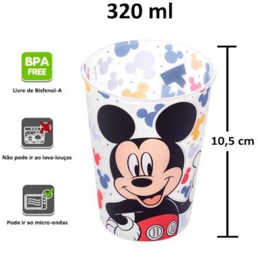 Imagem de Kit do Mickey e da Minnie com Forminha de Sorvete e Copos 320ml - Plas