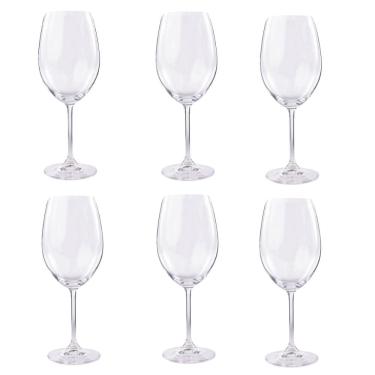 Imagem de Cj 06 tacas vinho bohemia gastro cristal de titanio 580ML