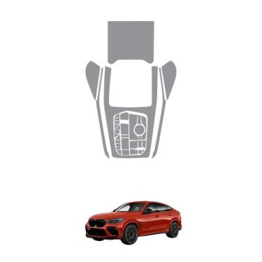 Imagem de Película PPF Console Central BMW X6 2024 2025 - ULTIMATE PPF