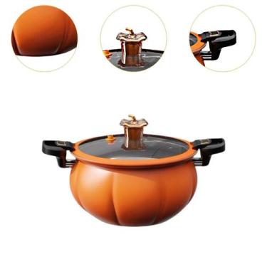 Imagem de Micro Panela de Pressão com Forma de Abóbora, 7 L Antiaderente, Multi-