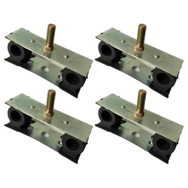 Imagem de Kit 4 Coxim Lanterna Traseira Para Scania 112 113 142 143 - STORE AUTO