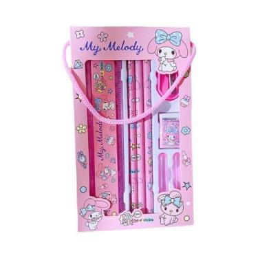 Imagem de Conjunto Escolar Sanrio Hello Kitty, Cinnamoroll, My Melody e Kuromi -