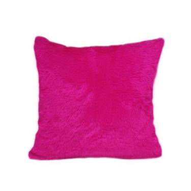 Imagem de Almofada De Pelo Pelúcia Pelo Curto Luxo Pink - Novadecora