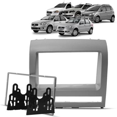 Imagem de Moldura Do Painel 2 Din Palio Strada Siena Idea Cinza Kiron Padrão Japonês E Chinês