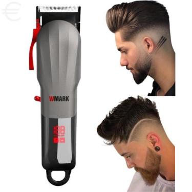 Imagem de Maquina Cortar Cabelo Wmark Profissional Taper