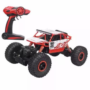 Imagem de Carrinho Remoto Controle 4ch 4x4 Truck Off Road - , Vermelho